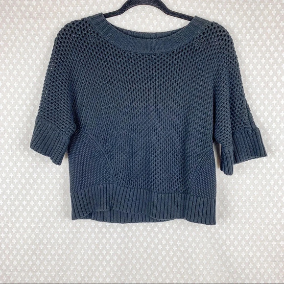 Todd & Duncan Black Open Knit Cashmere Sweater - Picture 1 of 6